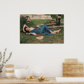 Zoete Zomer van John William Waterhouse Poster (Keuken)