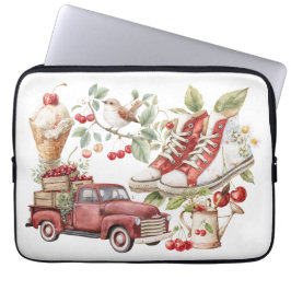 Zoete zomerkersen laptop sleeve