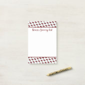 Zoete zomerkersen — Lijst van fruitkersen Post-it® Notes (Op bureau)