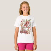 Zoete zomerkersen t-shirt (Voorkant volledig)