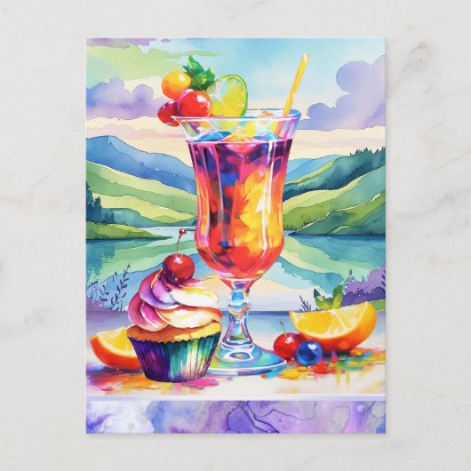 ZOETE ZOMERLEKKERNIJEN BRIEFKAART (Voorkant)