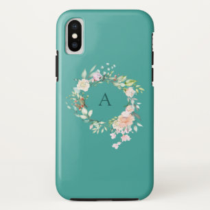Zoete zomerroosguirlande gepersonaliseerd Case-Mate iPhone case