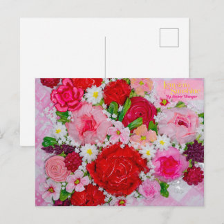 "Zoete zomerse liefde" Briefkaart
