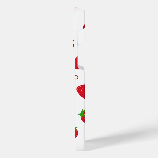 Zoete zomervibes: aardbei iPhone hoesje (Linkerkant)