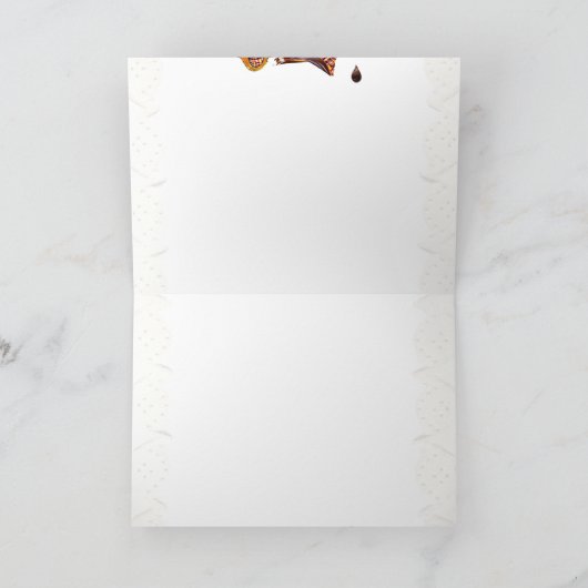 ZOETE ZONDAG! :) 5 X 7 "DANK JE WEL" KAART (Binnen)