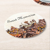 ZOETE ZONDAG! :) RONDE KARTONNEN ONDERZETTER (Gebogen)