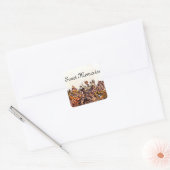 ZOETE ZONDAG! :) VIERKANTE STICKER (Envelop)
