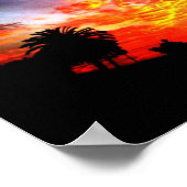 zoete zonsondergang poster (Hoek)