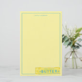 Zoete & Zoute Boter Stok Briefpapier (Staand voorkant)