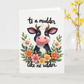 Zoete Zuivel Moedersdag kaart (Gele Bloem)