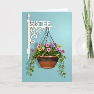 Zoete Zusters Dag Bloemen Kaart