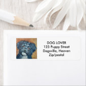 ZOETE ZWARTE HAVANESE | ADRESLABELS TERUGSTUREN ETIKET (Insitu)