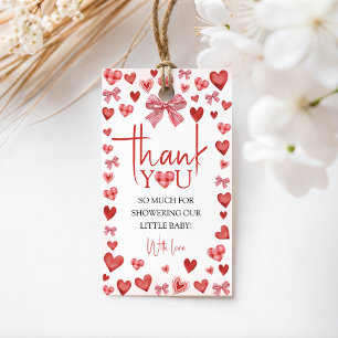 Zoetelief Baby Shower Bedank Favor Tag Cadeaulabel