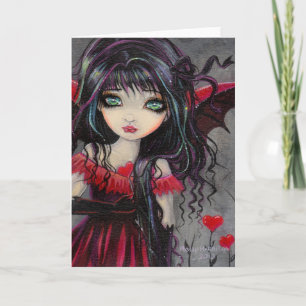 Zoetelief Vampire Fee Valentijnskunst Feestdagen Kaart
