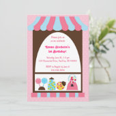 Zoeten en behandelen nodigen twee uit kaart (Staand voorkant)