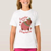 Zoeter dan aardbeien Capybara T-shirt (Voorkant)