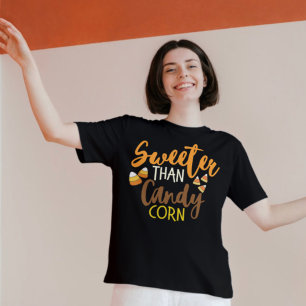 Zoeter dan Candy Corn Halloween T-shirt