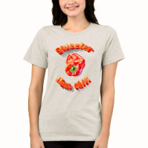 Zoeter dan chili 3D-tekst en rode potloodtekening