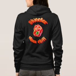 Zoeter dan chili rode paprika hoodie