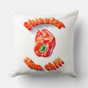 Zoeter dan chili rode paprika kussen