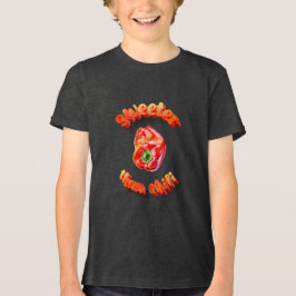 Zoeter dan chili rode paprika Tri-Blend shirt