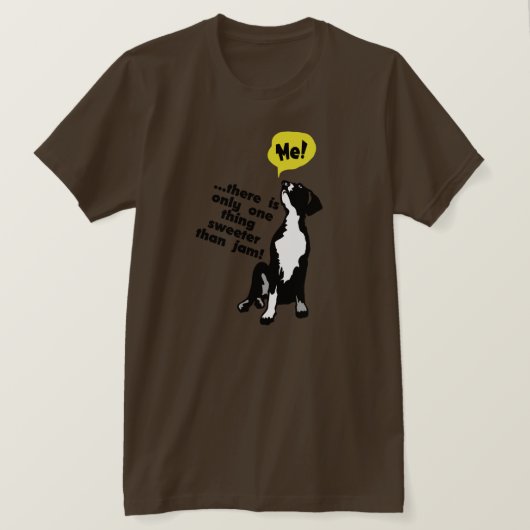 Zoeter dan jam t-shirt (Design voorkant)