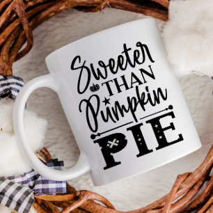 Zoeter Dan Pompoentaart Thanksgiving Herfst Koffiemok