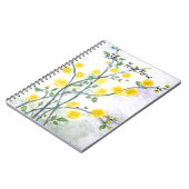 zoetgele bloesem notitieboek (Linkerzijde)