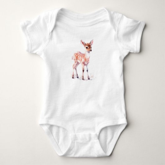 Zoetgevlekte Baby herten Romper (Voorkant)