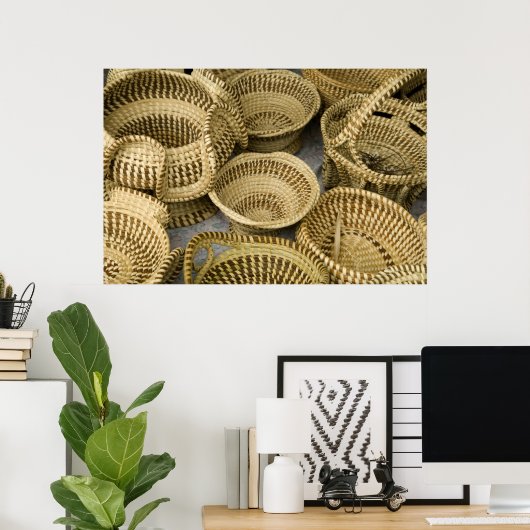 Zoetgrasbeugels Poster (Thuiskantoor)