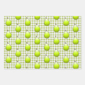 zoetgroene peer inpakpapier vel (Voorkant)