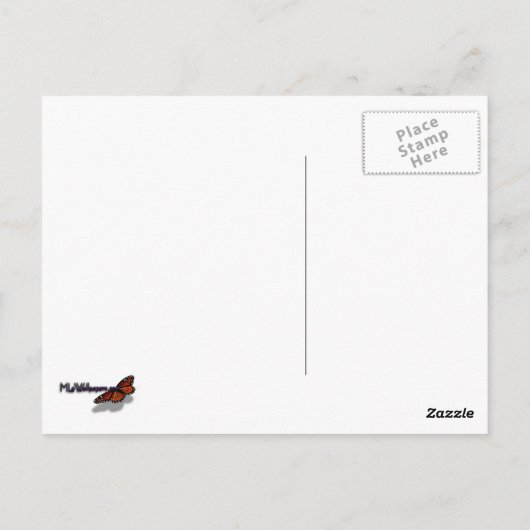 Zoetgumbladeren in Herfst Briefkaart (Achterkant)