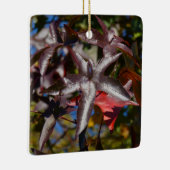 Zoetgumbladeren in Herfst Keramisch Ornament (Rechts)