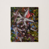 Zoetgumbladeren in Herfst Legpuzzel (Verticaal)