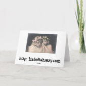 zoetheid feestdagen kaart (Achterkant)