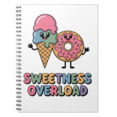 Zoetheid Overload | Donut & Ijs Kinderen Notitieboek (Voorkant)
