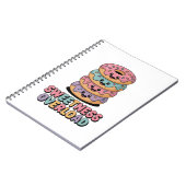 Zoetheid Overload | Donut Kinderen Notitieboek (Linkerzijde)