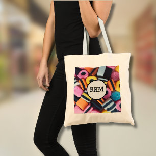 Zoethout Allerlei Monogram Initialen Canvas tas