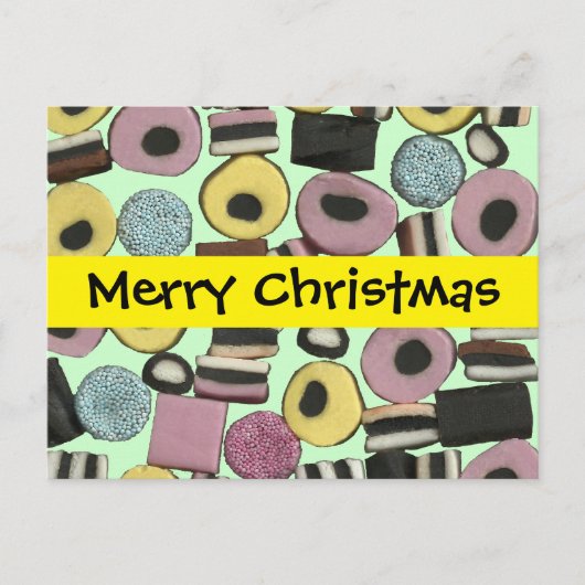 Zoethout assortiment - Kerst Briefkaart (Voorkant)