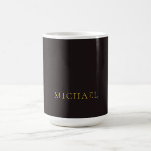 Zoethout Black Gold Minimalistisch Eenvoudig Moder Koffiemok