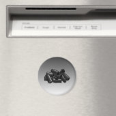 Zoethout op een cirkelmagneet magneet (Insitu (Vaatwasser))