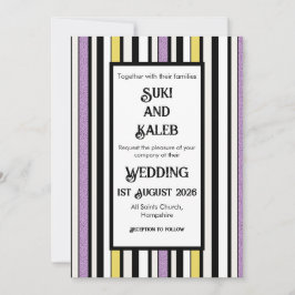 Zoethout Snoep - Huwelijksuitnodiging Kaart