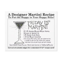 Zoethout Stick vrijdag 13e Martini Recept Kaart