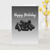 Zoethout Verjaardag Kaart (Gele Bloem)