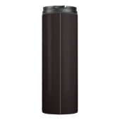 Zoethout Zwarte Goud Minimalistische Eenvoudige Mo Thermosbeker (Achterkant)