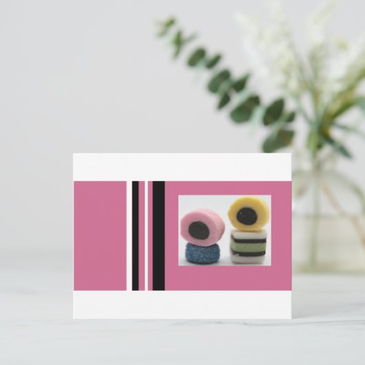 zoethoutallsoren briefkaart (Staand voorkant)