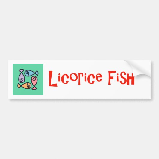 zoethoutvis-Bumpersticker Bumpersticker (Voorkant)