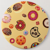Zoetigheden 2 ronde button 6,0 cm (Voorkant)
