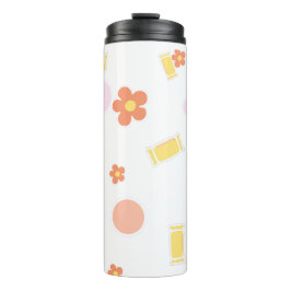 zoetigheden en bloemen thermosbeker
