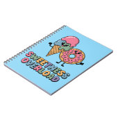 Zoetigheid Overload | Donut & Ijs Kinderen Notitieboek (Linkerzijde)